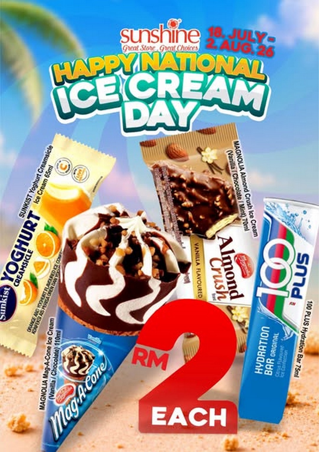 Sunshine-Retail-Penang-Ice-Cream-Promotion-1 16-17 July 2026: Sunshine Retail Penang Ice Cream Promotion: Enjoy Frozen Treats from RM2 and Special FARM FRESH Hauz Mini Ice Cream Deals at Sunshine Supermarket