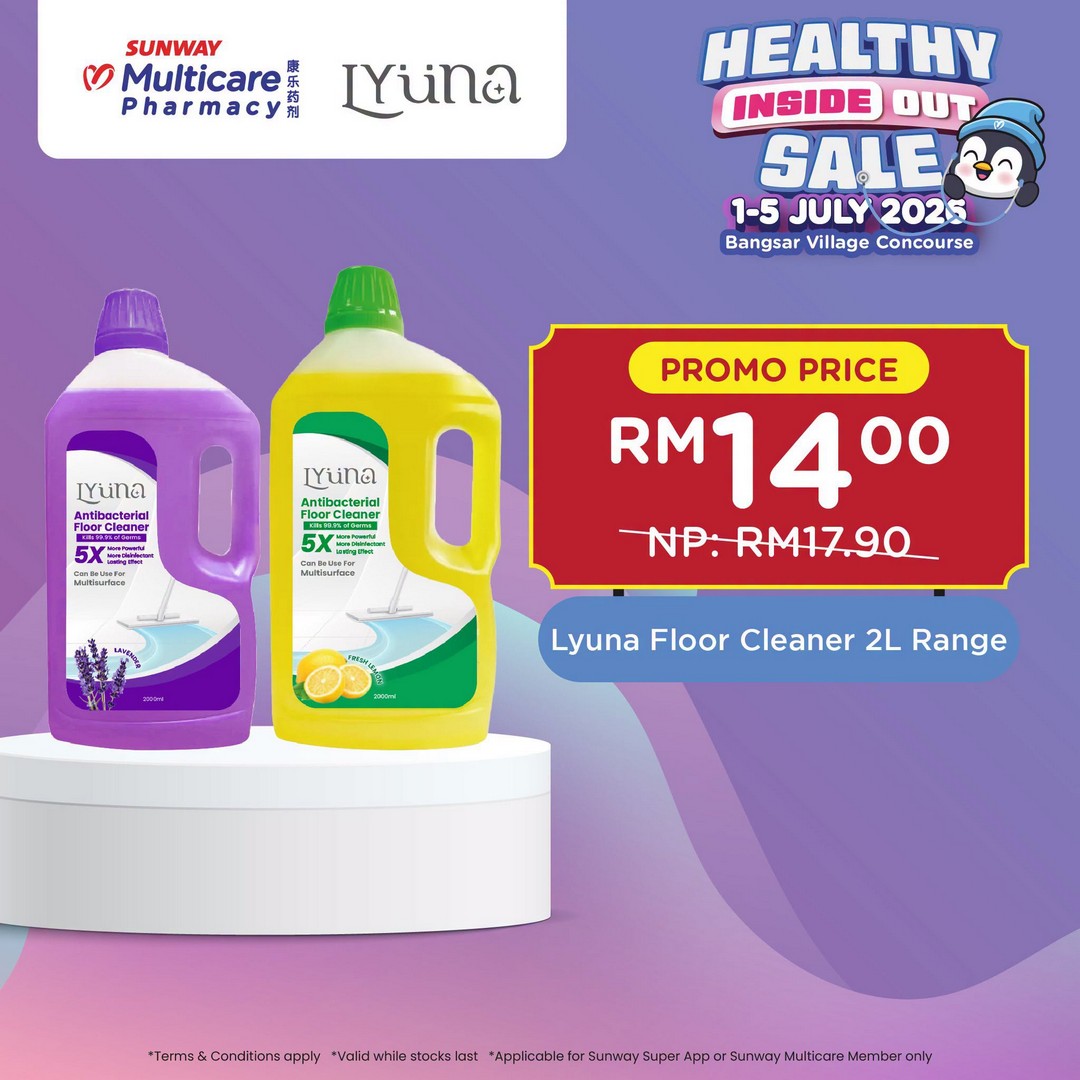 Sunway-Multicare-Pharmacy-Healthy-Inside-Out-Sale-5 1–5 July 2026: Sunway Multicare Pharmacy Healthy Inside Out Sale – Enjoy Massive Savings on Lyuna Essentials at Bangsar Village Promotion