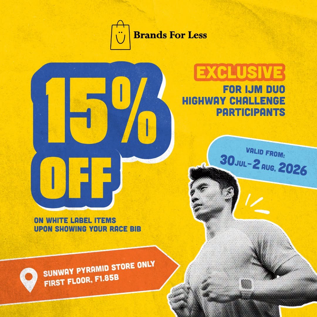 Sunway-Pyramid-IJM-Duo-Highway-Challenge-2026-Exclusive-Promotion-10 31 July-2 August 2026: Sunway Pyramid IJM Duo Highway Challenge 2026 Exclusive Promotion, Post-Run Deals and Special Offers for Participants