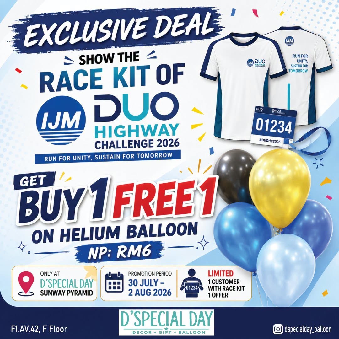 Sunway-Pyramid-IJM-Duo-Highway-Challenge-2026-Exclusive-Promotion-15 31 July-2 August 2026: Sunway Pyramid IJM Duo Highway Challenge 2026 Exclusive Promotion, Post-Run Deals and Special Offers for Participants