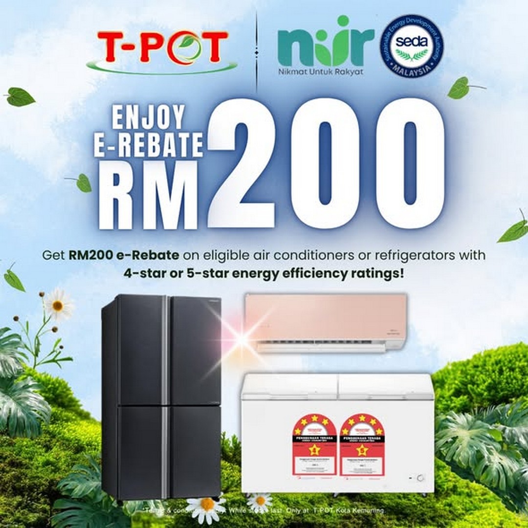 T-Pot-Malaysia-Mid-Year-Deals-Sale-1 Now Till 31 July 2026: T-Pot Malaysia Mid-Year Deals Sale Promotion: Save More on Home Appliances, TVs and Kitchen Essentials with Up to RM200 e-Rebate