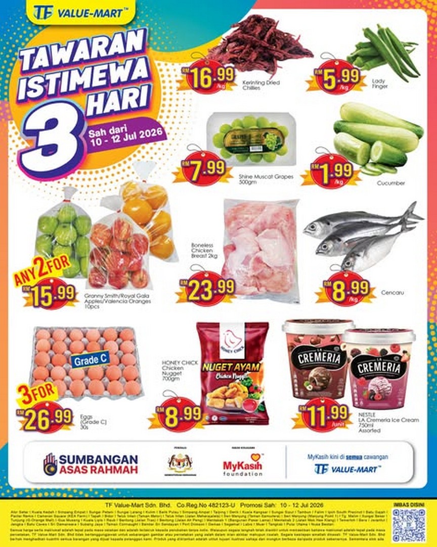 TF-Value-Mart-Malaysia-3-Days-Special-Offer-Sale-1 10–12 July 2026: TF Value-Mart Malaysia 3 Days Special Offer Sale – Fresh Groceries at Great Prices Across All Branches