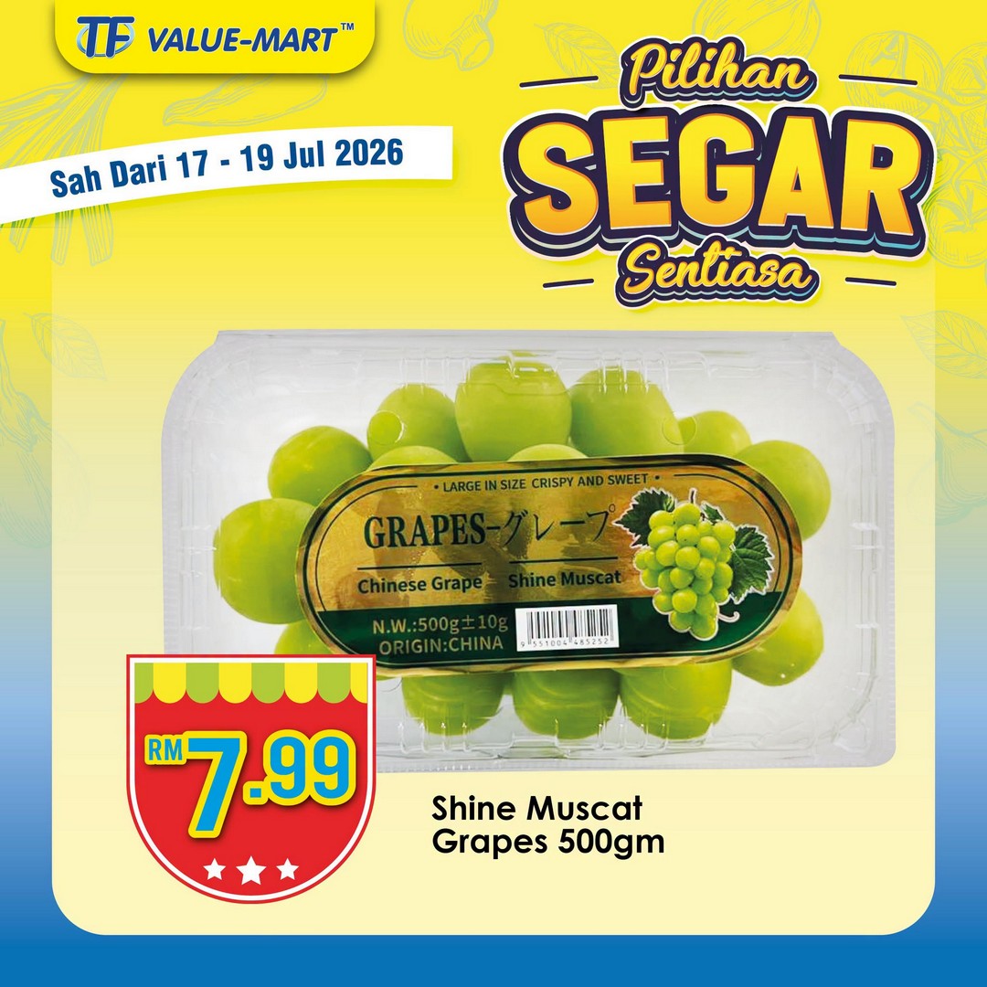 TF-Value-Mart-Malaysia-Fresh-Grocery-Promotion-4 17-19 July 2026: TF Value-Mart Malaysia Fresh Grocery Promotion – Save on Fruits, Vegetables, Seafood and Fresh Meat at All Branches