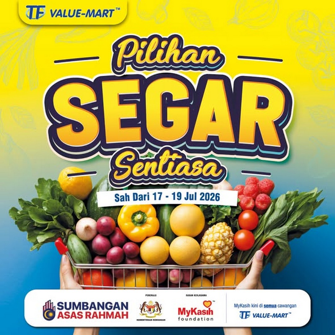 TF-Value-Mart-Malaysia-Fresh-Grocery-Promotion 17-19 July 2026: TF Value-Mart Malaysia Fresh Grocery Promotion – Save on Fruits, Vegetables, Seafood and Fresh Meat at All Branches