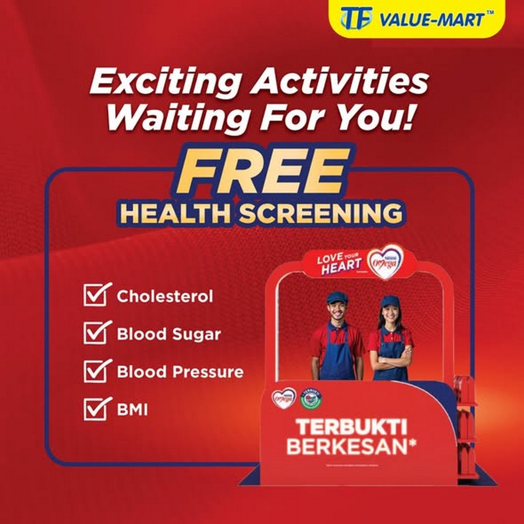 TF-Value-Mart-Nestle-Omega-Love-Your-Heart-Roadshow-Promotion-3 25-26 July 2026: TF Value-Mart: Nestlé Omega Love Your Heart Roadshow Promotion with Free Health Check, Product Samples and Exclusive Gifts at Batu Caves