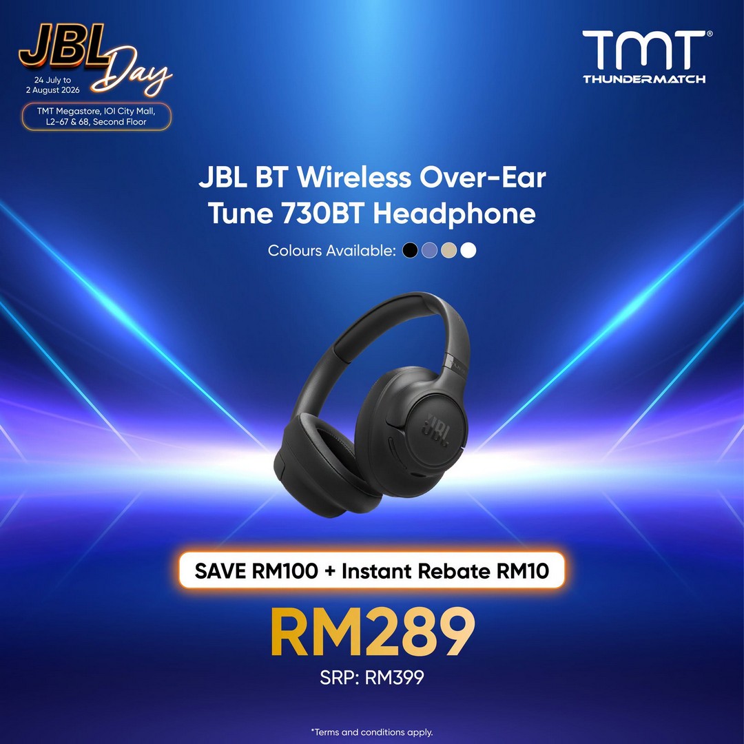 TMT-Malaysia-JBL-Day-Sale-Promotion-12 24 July-2 August 2026: TMT Malaysia JBL Day Sale Promotion: Enjoy Up To RM550 Savings On JBL Earbuds And Headphones At TMT Megastore IOI City Mall