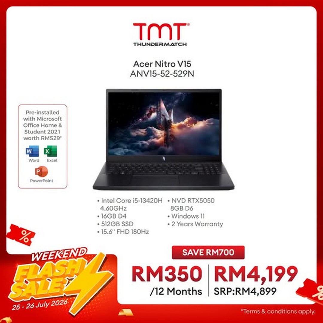 TMT-Malaysia-Weekend-Flash-Sale-1-1 25-26 July 2026: TMT Malaysia Weekend Flash Sale Promotion: Save Up To RM1,000 On Selected Laptops And PC Deals
