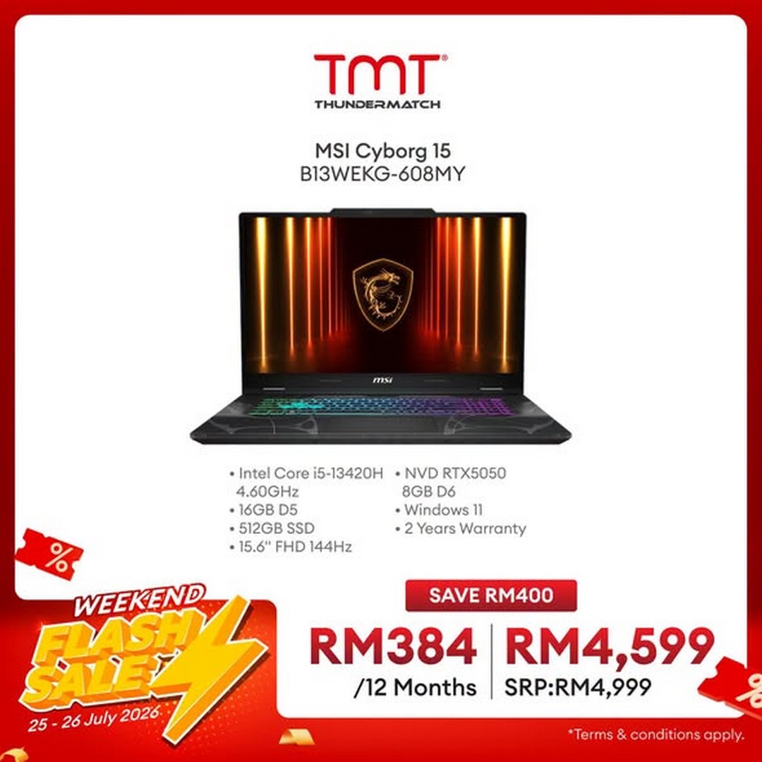 TMT-Malaysia-Weekend-Flash-Sale-2-1 25-26 July 2026: TMT Malaysia Weekend Flash Sale Promotion: Save Up To RM1,000 On Selected Laptops And PC Deals