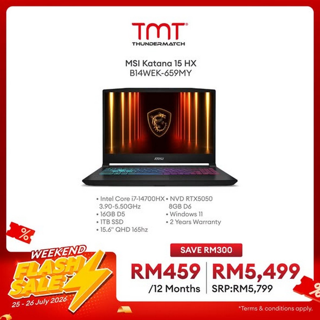 TMT-Malaysia-Weekend-Flash-Sale-3-1 25-26 July 2026: TMT Malaysia Weekend Flash Sale Promotion: Save Up To RM1,000 On Selected Laptops And PC Deals