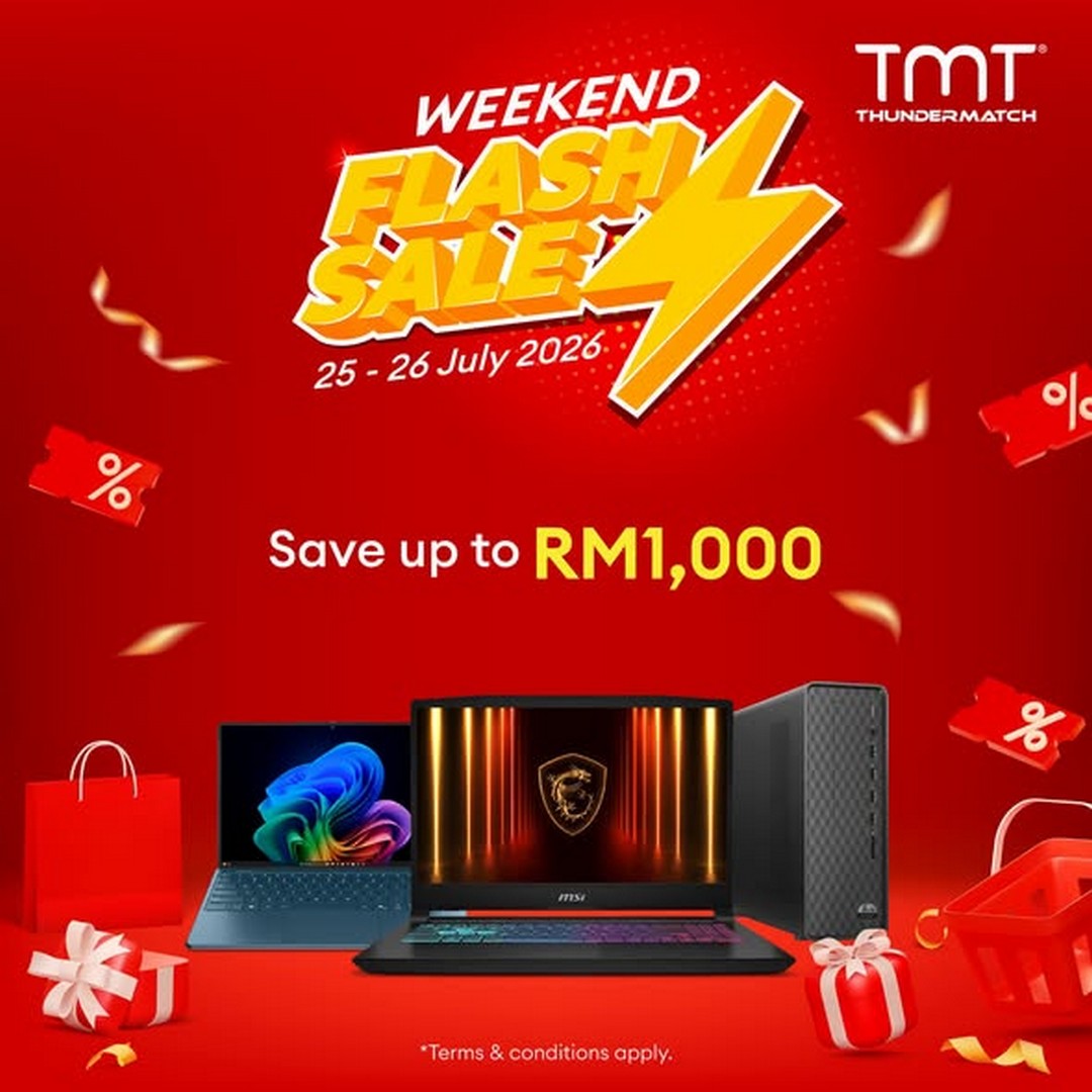 TMT-Malaysia-Weekend-Flash-Sale 25-26 July 2026: TMT Malaysia Weekend Flash Sale Promotion: Save Up To RM1,000 On Selected Laptops And PC Deals