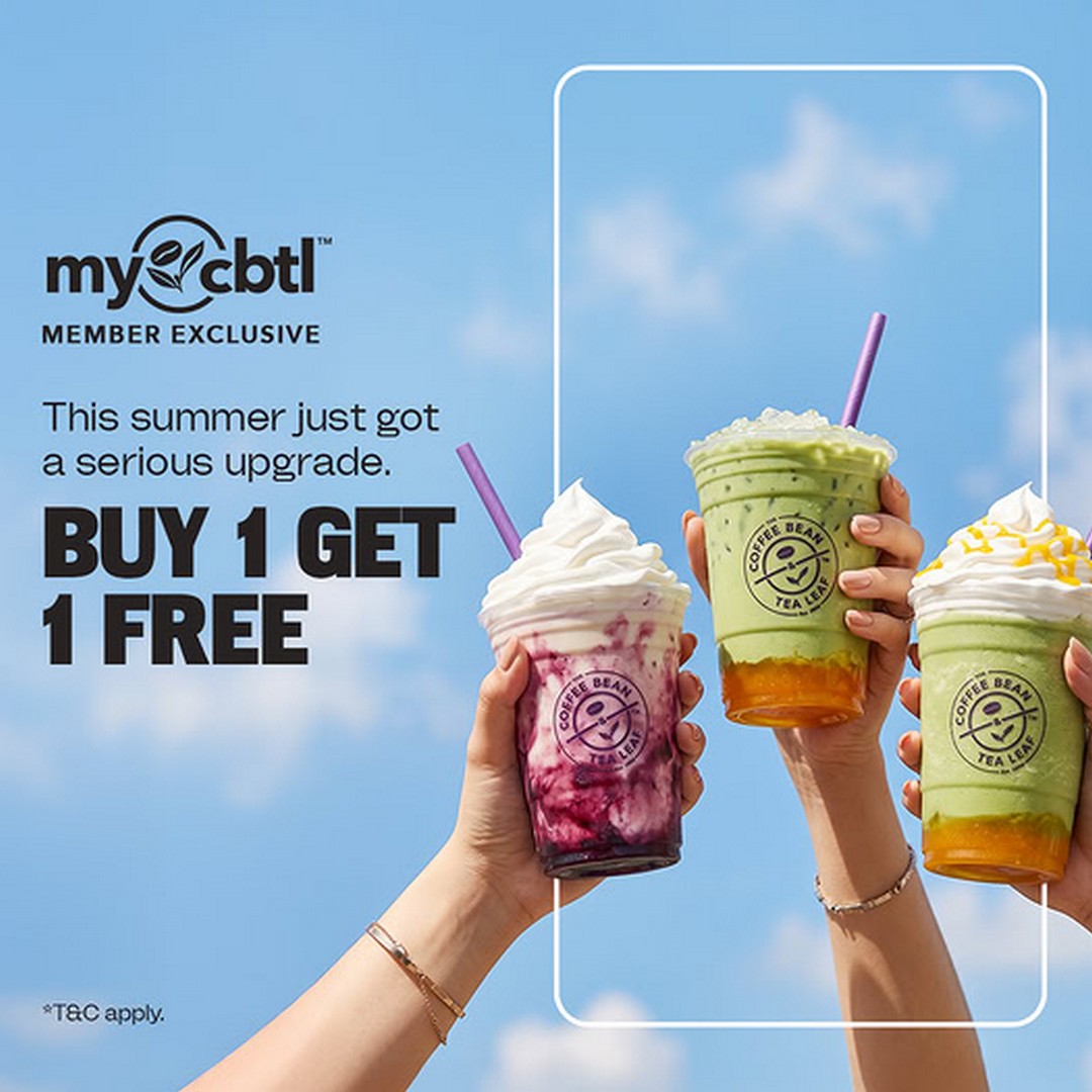 The-Coffee-Bean-Tea-Leaf-Malaysia-MyCBTL-Membership-Promotion 22 July 2026 onwards: The Coffee Bean & Tea Leaf Malaysia MyCBTL Membership Promotion – Buy 1 Free 1 Welcome Treat, Earn Rewards & Exclusive Member Benefits