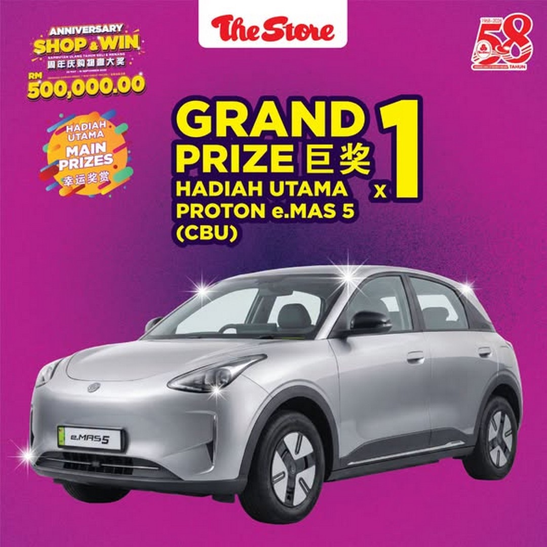 The-Store-Malaysia-58th-Anniversary-Shop-Win-Promotion-2 22 May – 16 September 2026: The Store Malaysia 58th Anniversary Shop & Win Promotion – Spend RM50 and Stand a Chance to Win Proton Cars, Instant Rewards and More