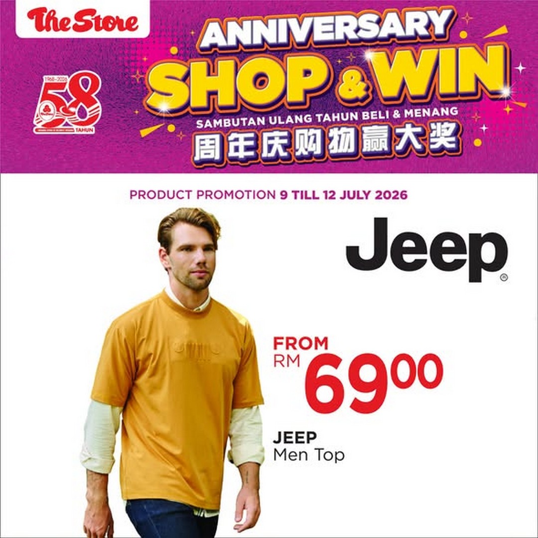 The-Store-Malaysia-Weekend-Sale-1 9-12 July 2026: The Store Malaysia Weekend Sale – Save More on Fashion, Footwear, Home Essentials and Family Shopping Deals
