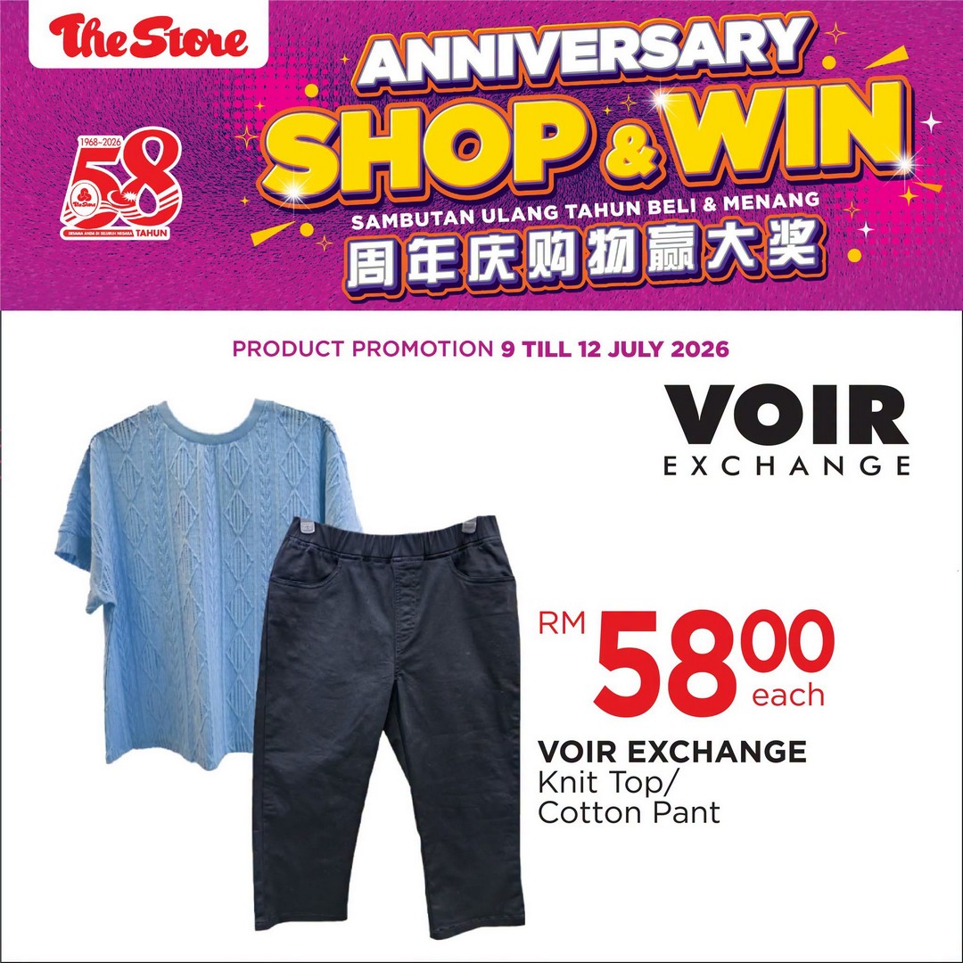 The-Store-Malaysia-Weekend-Sale-13 9-12 July 2026: The Store Malaysia Weekend Sale – Save More on Fashion, Footwear, Home Essentials and Family Shopping Deals