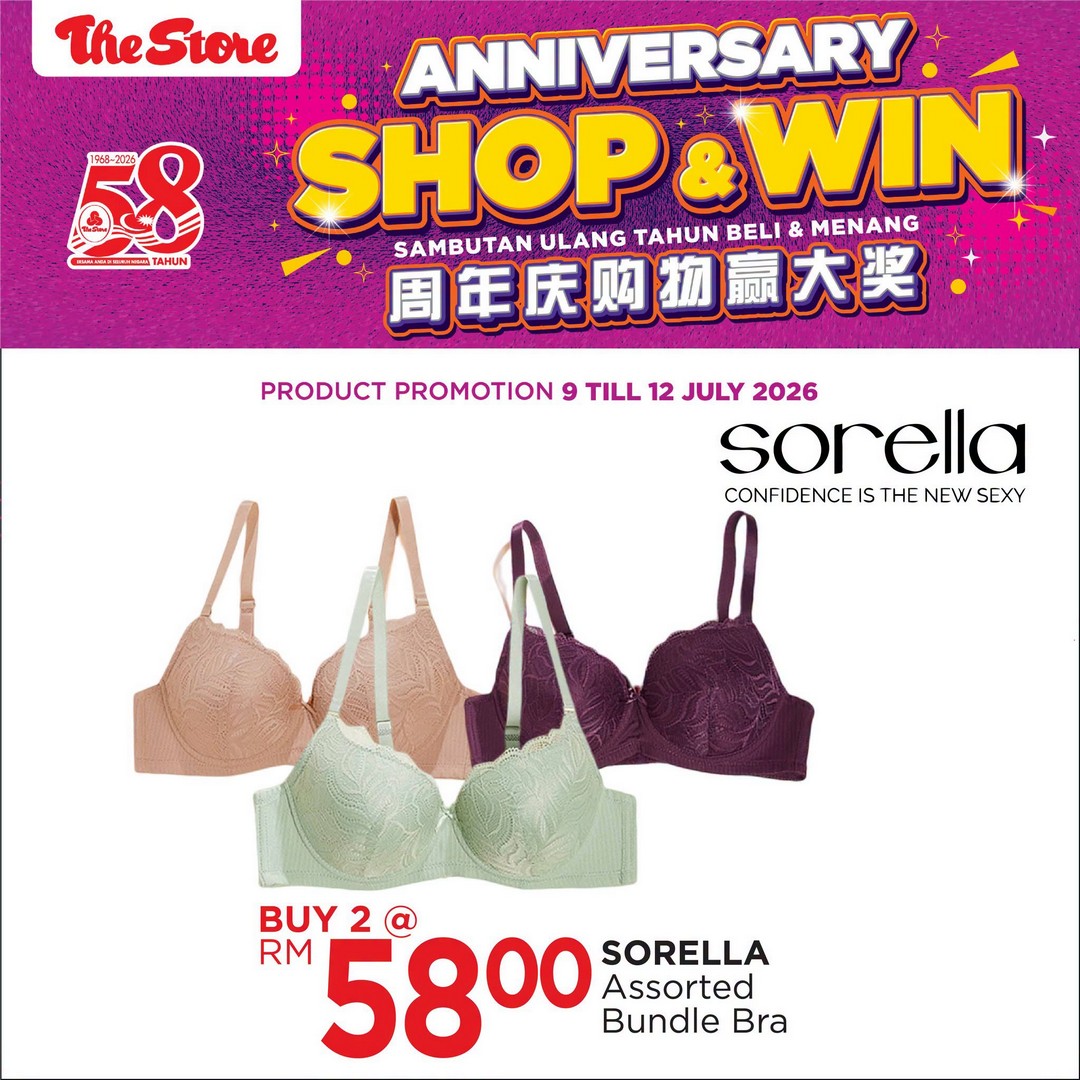 The-Store-Malaysia-Weekend-Sale-15 9-12 July 2026: The Store Malaysia Weekend Sale – Save More on Fashion, Footwear, Home Essentials and Family Shopping Deals