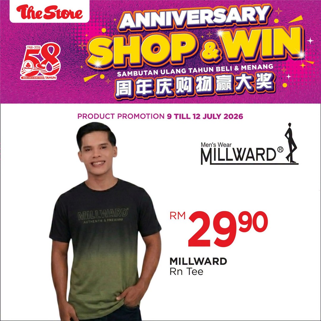 The-Store-Malaysia-Weekend-Sale-5 9-12 July 2026: The Store Malaysia Weekend Sale – Save More on Fashion, Footwear, Home Essentials and Family Shopping Deals
