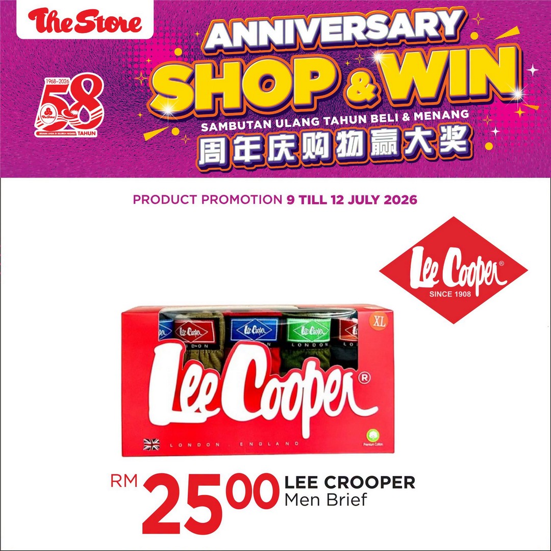 The-Store-Malaysia-Weekend-Sale-8 9-12 July 2026: The Store Malaysia Weekend Sale – Save More on Fashion, Footwear, Home Essentials and Family Shopping Deals