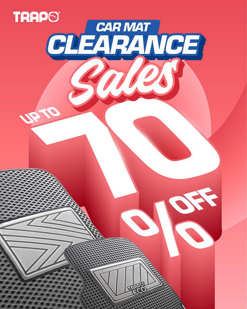 Trapo-Malaysia-Up-to-70-OFF-Car-Mat-Clearance-Sale 30 July 2026 onwards: Trapo Malaysia: Up to 70% OFF Car Mat Clearance Sale Promotion with Precision-Fit Vehicle Mats at Limited Prices