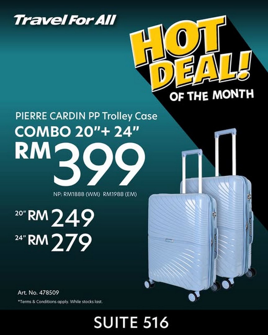 Travel-For-All-Special-Sale-at-Johor-Premium-Outlets 1-31 July 2026: Travel For All Special Sale at Johor Premium Outlets – Buy 2 Selected Items for Only RM399 Promotion