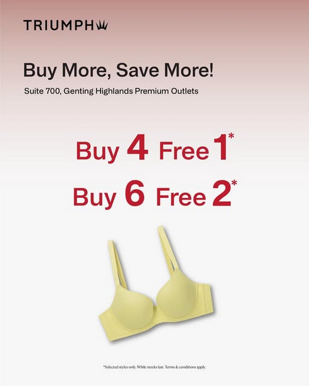 Triumph-Special-Sale-at-Genting-Highlands-Premium-Outlets 1–31 July 2026: Triumph Special Sale at Genting Highlands Premium Outlets – Buy More and Receive Complimentary Items During this Limited-Time Promotion