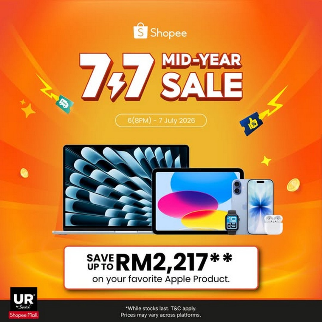 Urban-Republic-Shopee-7.7-Mid-Year-Sale 6–7 July 2026: Urban Republic Shopee 7.7 Mid-Year Sale: Save Up To RM2,217 Official Store Promotion with Limited-Time Deals