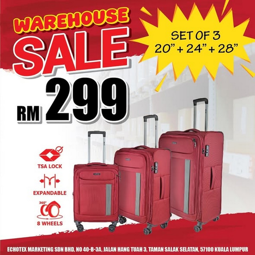 ViaCondotti-Luggage-Clearance-Sale-in-Kuala-Lumpur-2 31 July 2026 onwards: ViaCondotti Luggage Clearance Sale in Kuala Lumpur – Save More with Special Prices and Buy More Save More Promotion