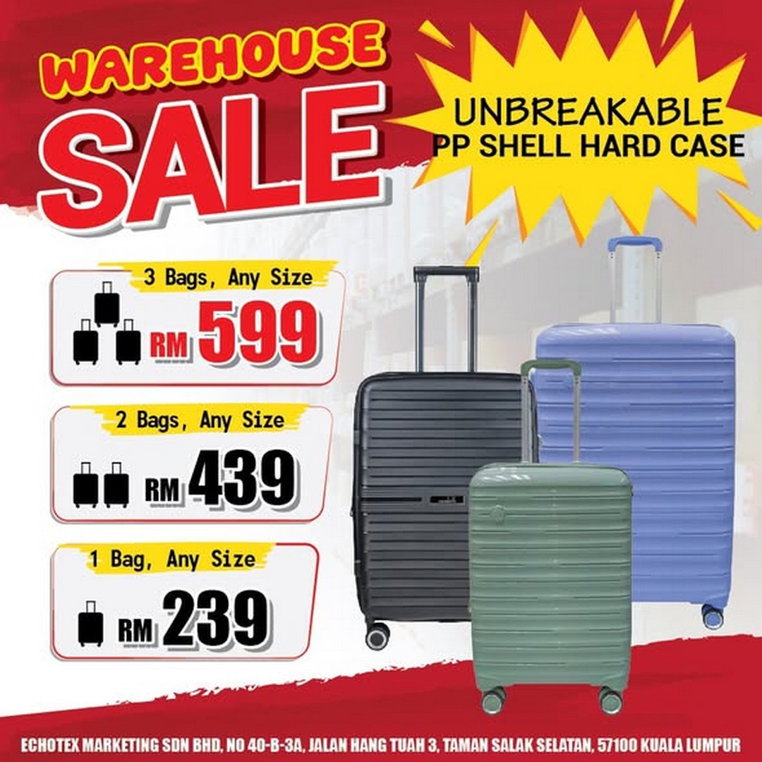 ViaCondotti-Luggage-Clearance-Sale-in-Kuala-Lumpur 31 July 2026 onwards: ViaCondotti Luggage Clearance Sale in Kuala Lumpur – Save More with Special Prices and Buy More Save More Promotion