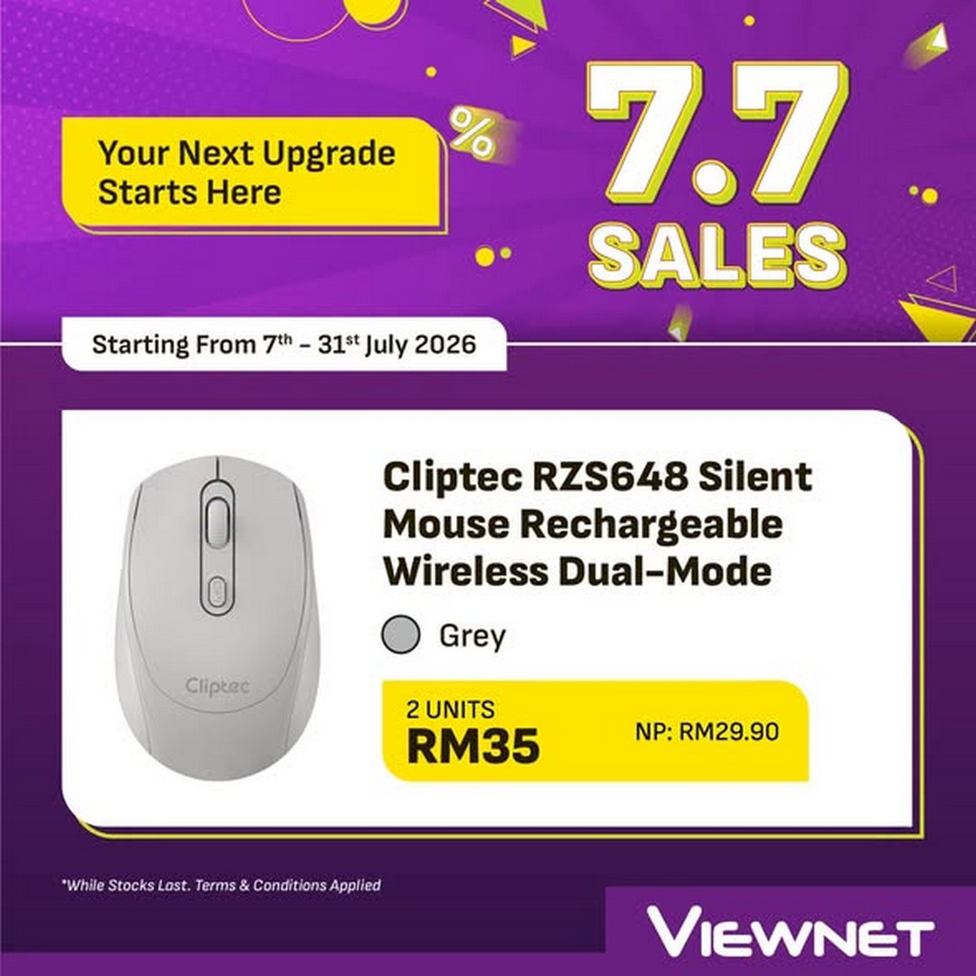 Viewnet-Computer-System-Sdn-Bhd-7.7-Sale-Promotion-1 7-31 July 2026: Viewnet Computer System Sdn Bhd 7.7 Sale Promotion – Exclusive Member Prices on Keyboards, Mice and PC Accessories at Plaza Low Yat Kuala Lumpur