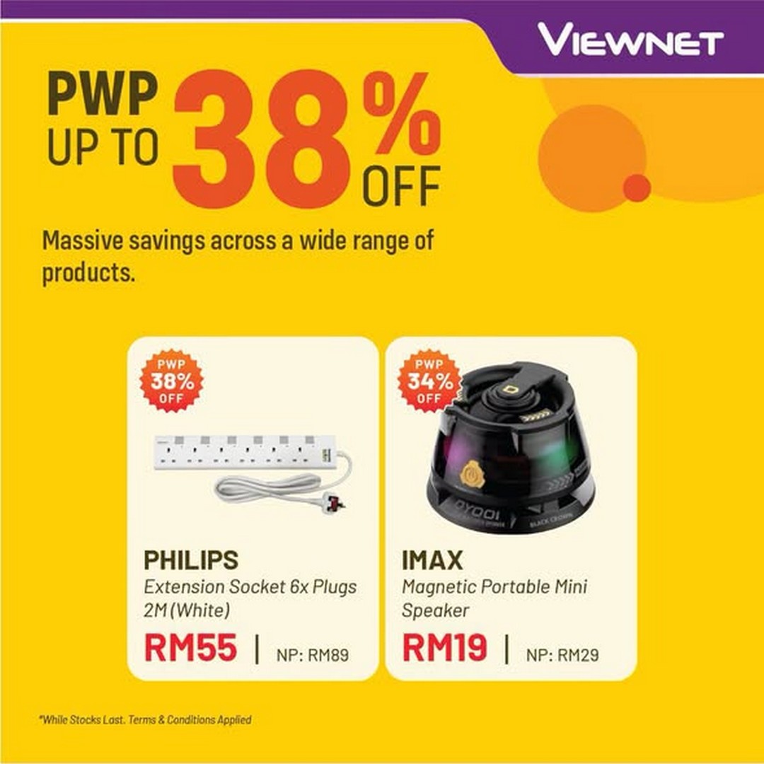 Viewnet-July-PWP-Promotion-–-Enjoy-Up-to-38-OFF-1 6 July 2026 onwards: Viewnet July PWP Promotion – Enjoy Up to 38% OFF Selected IT Accessories and Tech Deals While Stocks Last