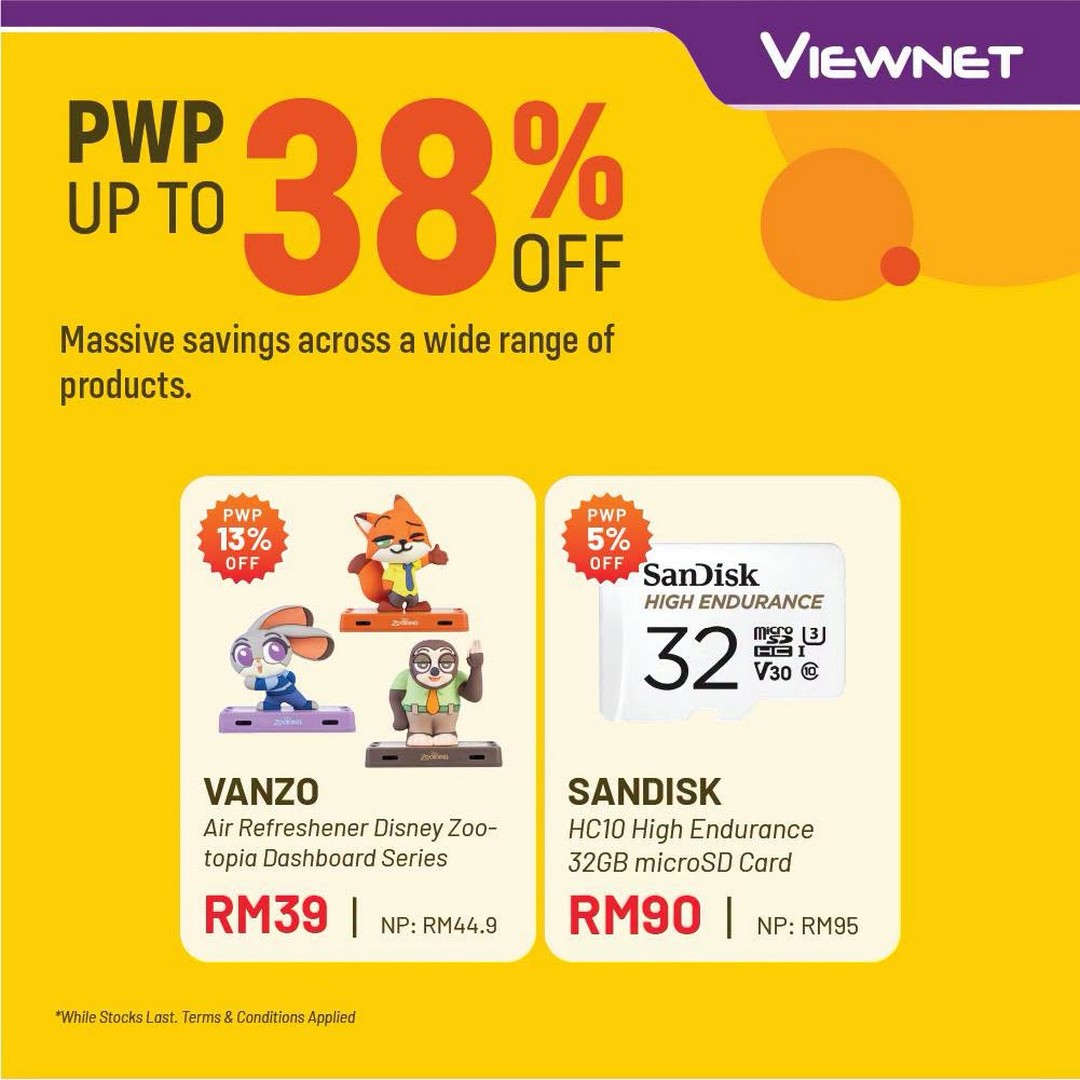 Viewnet-July-PWP-Promotion-–-Enjoy-Up-to-38-OFF-5 6 July 2026 onwards: Viewnet July PWP Promotion – Enjoy Up to 38% OFF Selected IT Accessories and Tech Deals While Stocks Last