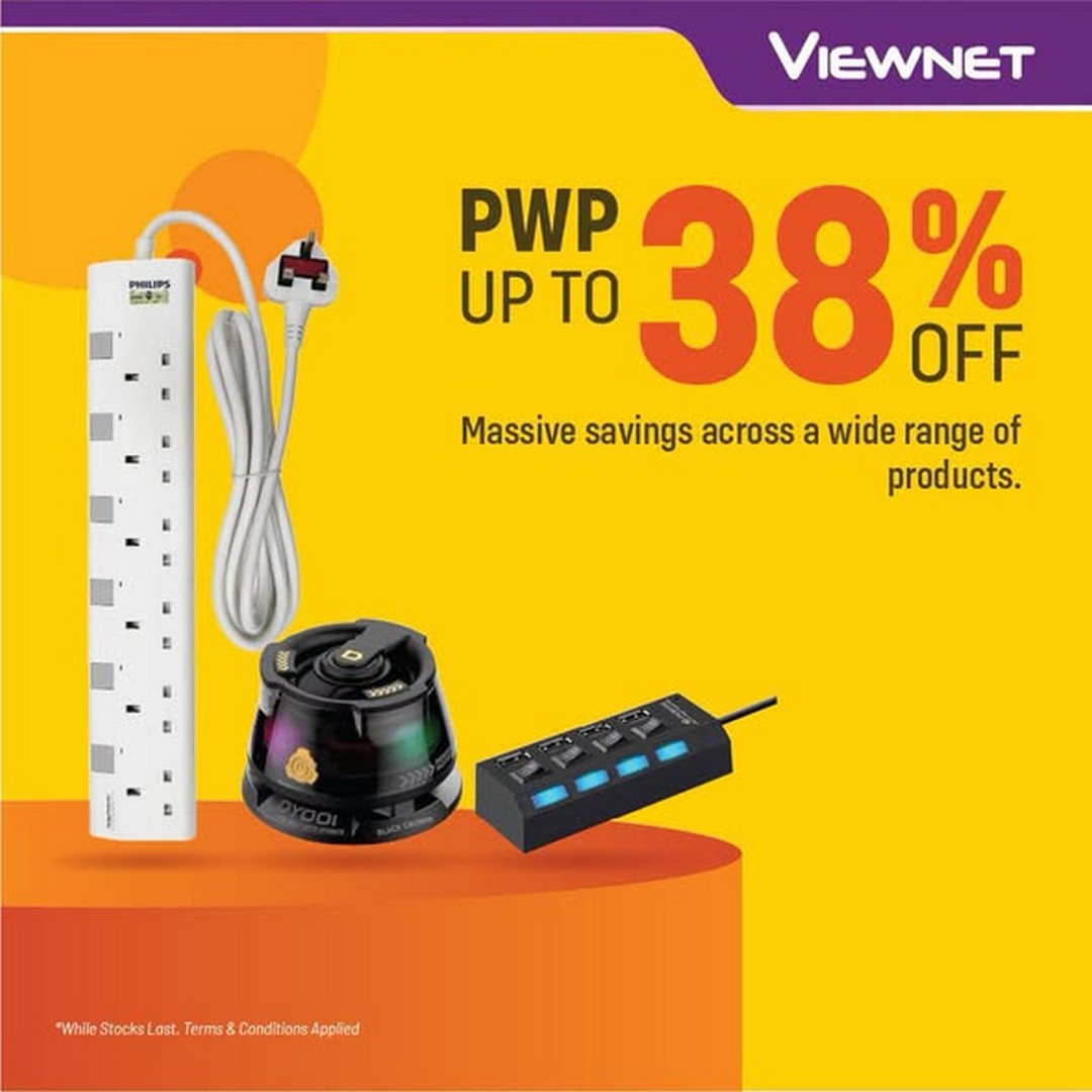 Viewnet-July-PWP-Promotion-–-Enjoy-Up-to-38-OFF 6 July 2026 onwards: Viewnet July PWP Promotion – Enjoy Up to 38% OFF Selected IT Accessories and Tech Deals While Stocks Last