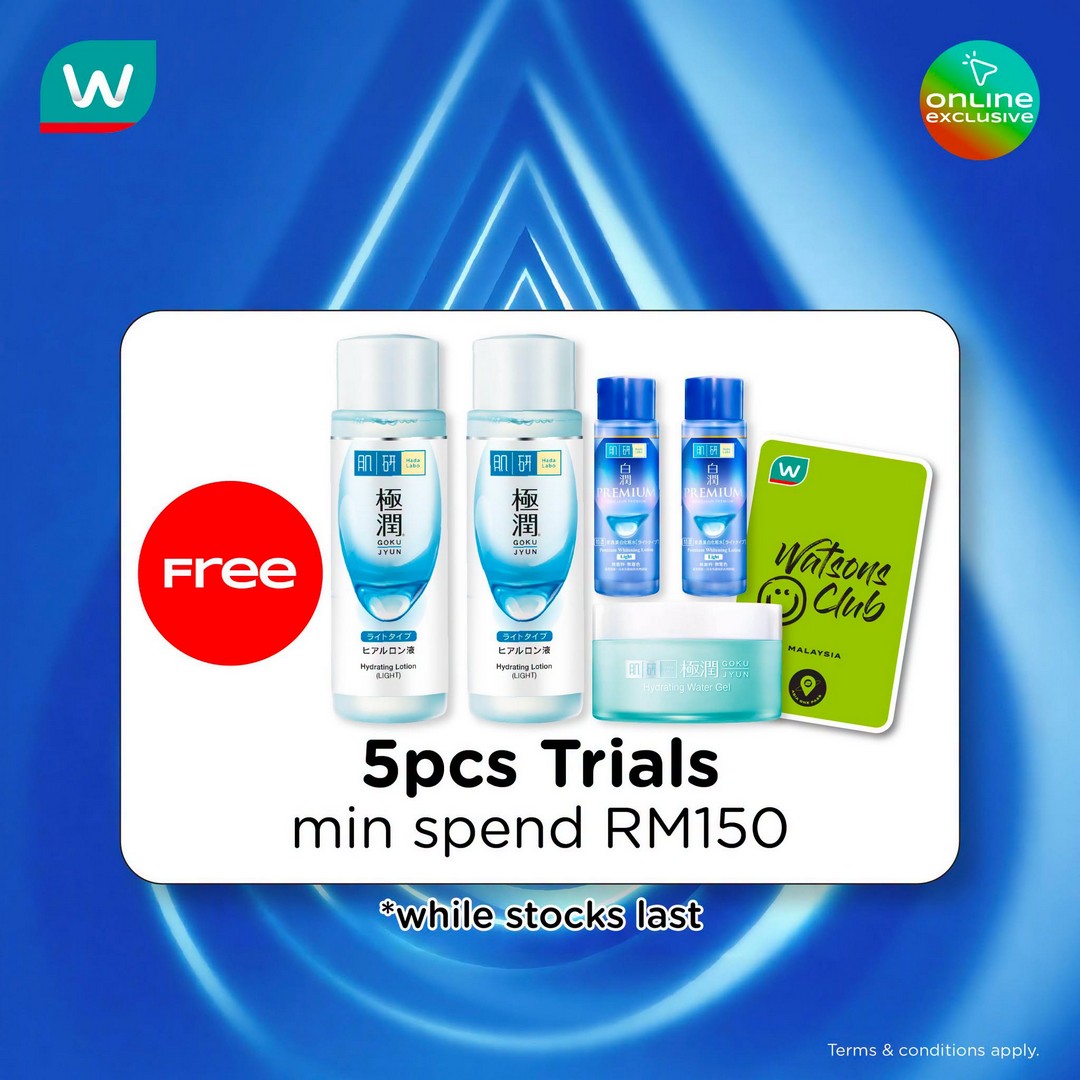 Watsons-Malaysia-7.7-Most-Wanted-Sale-–-Hada-Labo-Skincare-5 7-10 July 2026: Watsons Malaysia 7.7 Most Wanted Sale – Hada Labo Skincare Promotion with Up to 50% OFF, Voucher Savings and Free Gifts