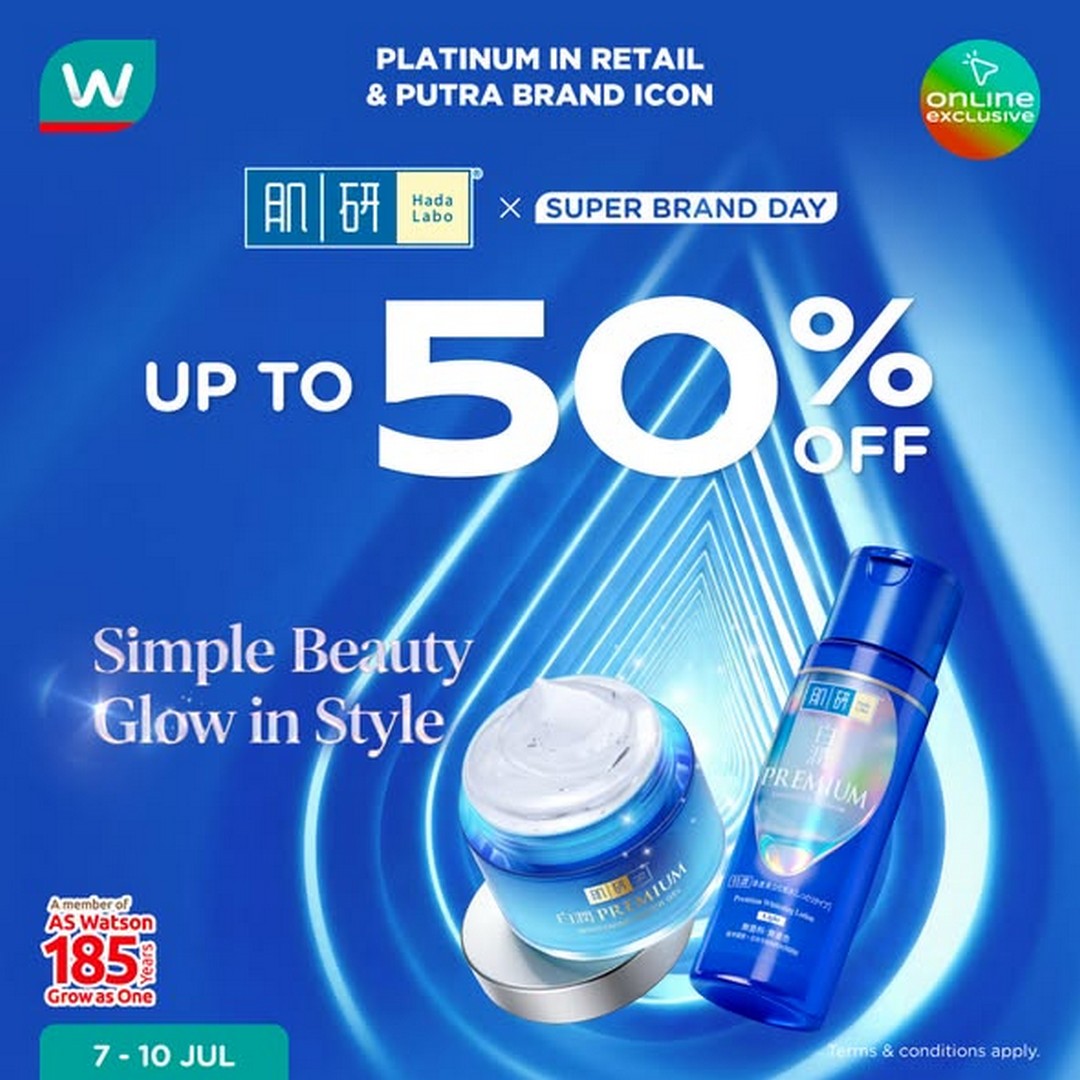 Watsons-Malaysia-7.7-Most-Wanted-Sale-–-Hada-Labo-Skincare 7-10 July 2026: Watsons Malaysia 7.7 Most Wanted Sale – Hada Labo Skincare Promotion with Up to 50% OFF, Voucher Savings and Free Gifts