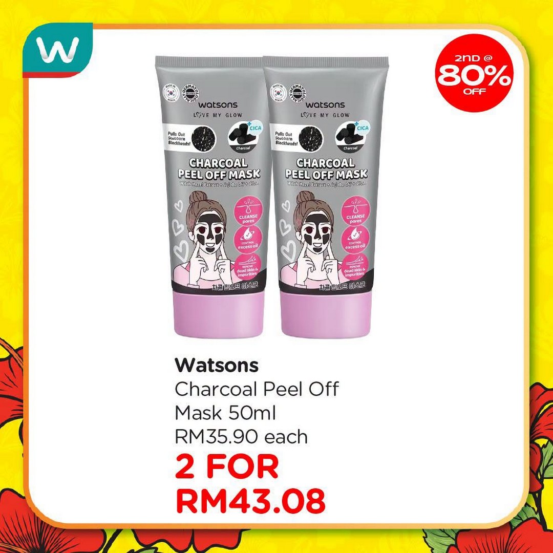 Watsons-Malaysia-Sale-Promotion-16 23 July-2 September 2026: Watsons Malaysia, Sale Promotion: Up to 80% Discount on Second Item Watsons Collection Products Plus Holiday Package Giveaway