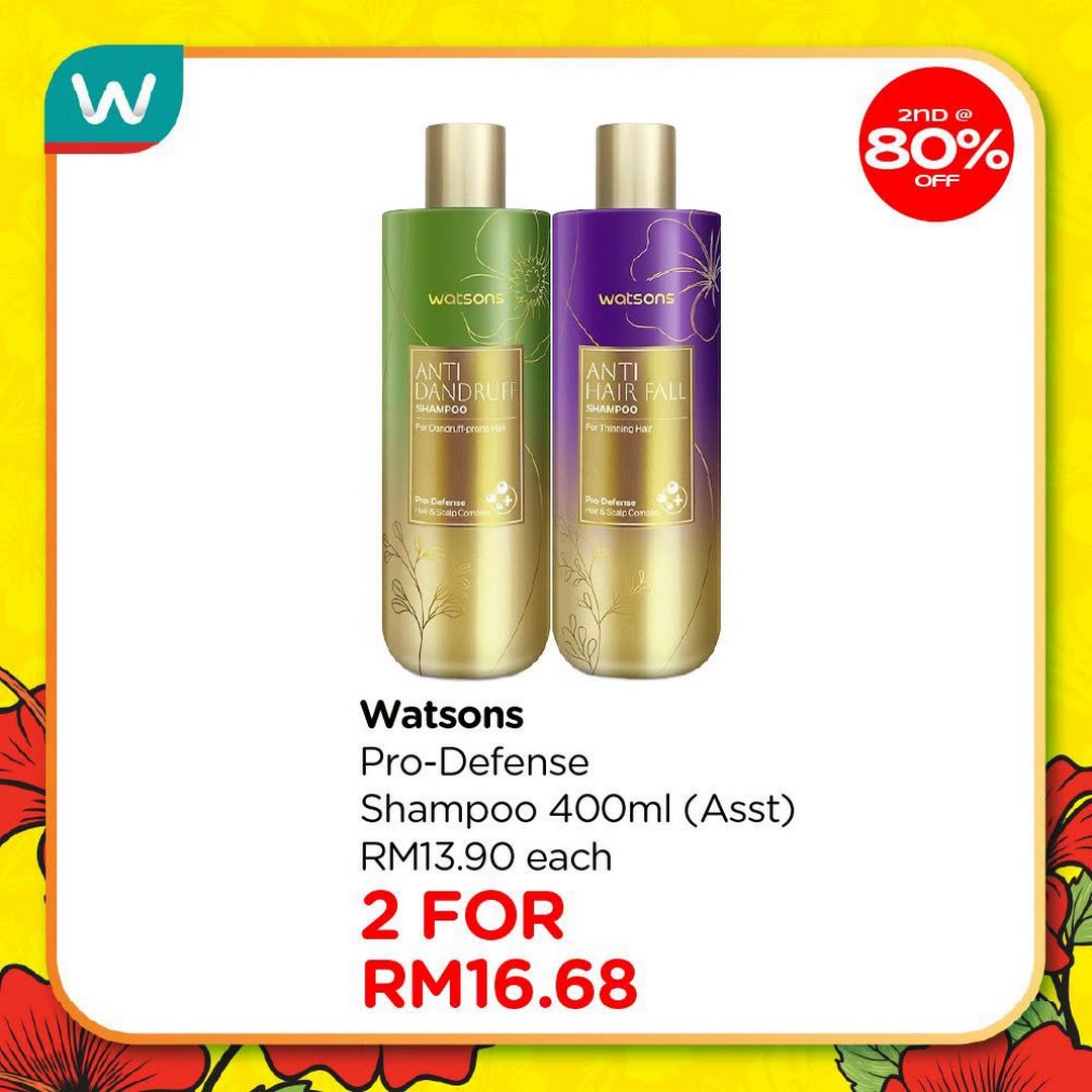 Watsons-Malaysia-Sale-Promotion-4 23 July-2 September 2026: Watsons Malaysia, Sale Promotion: Up to 80% Discount on Second Item Watsons Collection Products Plus Holiday Package Giveaway