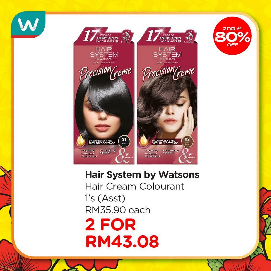 Watsons-Malaysia-Sale-Promotion-5 23 July-2 September 2026: Watsons Malaysia, Sale Promotion: Up to 80% Discount on Second Item Watsons Collection Products Plus Holiday Package Giveaway