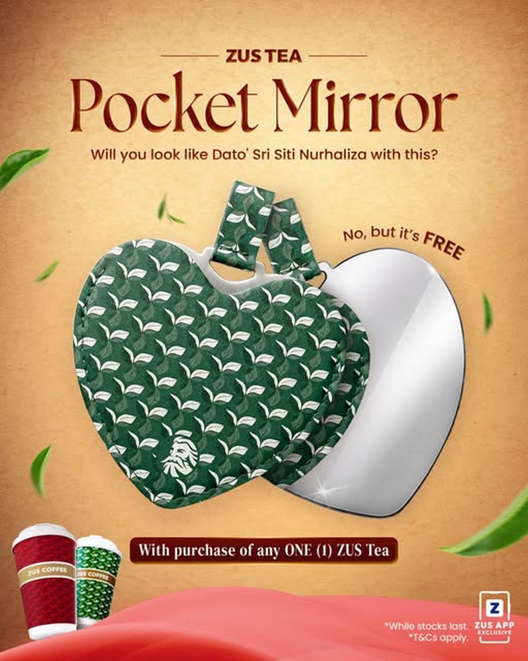 ZUS-Coffee-Promotion-Offering-Free-ZUS-Tea-Pocket-Mirror 25 July 2026 onwards: ZUS Coffee: Promotion Offering Free ZUS Tea Pocket Mirror With Fresh Brew Series Purchase