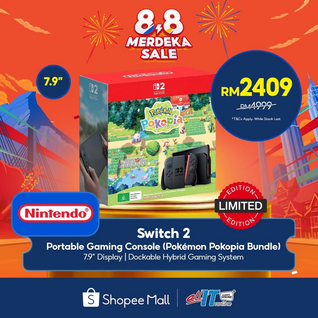 13 8 August 2026: ALL IT Hypermarket: 8.8 Merdeka Sale Promotion with Up to 80% OFF Tech Gadgets, Free Shipping and Shopee VIP Vouchers