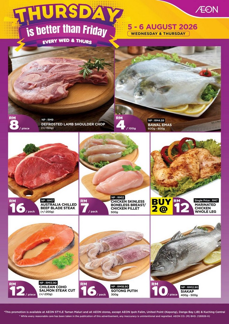AEON-Malaysia-Fresh-Meat-Seafood-and-Grocery-Deals-from-RM4 5-6 August 2026: AEON Malaysia: Fresh Meat, Seafood and Grocery Deals from RM4