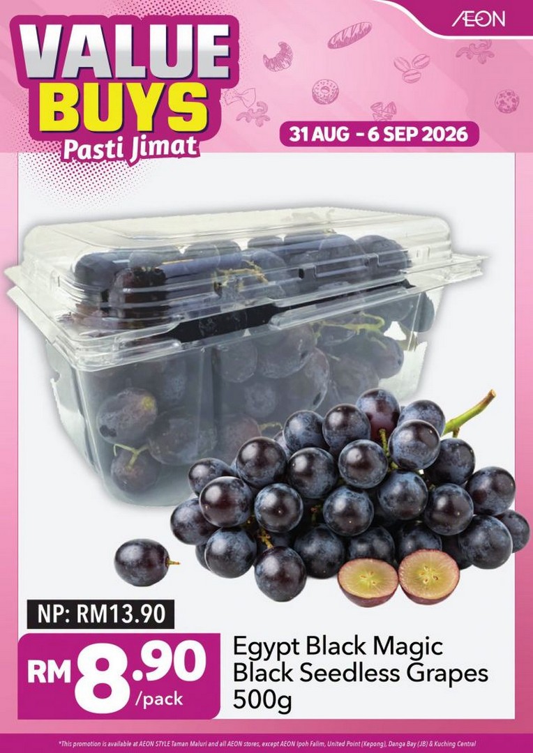 AEON-Malaysia-Value-Buys-Pasti-Jimat-Promotion-2 31 August-13 September 2026: AEON Malaysia: Value Buys Pasti Jimat Promotion with Basmathi Rice RM31.90 & Grocery Deals