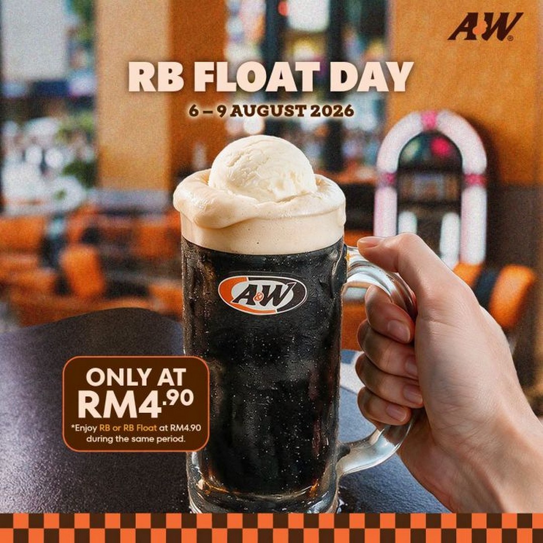 AW-Malaysia-RB-Float-Day-Promotion-Enjoy-Signature-RB-Beverages 6-9 August 2026: A&W Malaysia: RB Float Day Promotion Enjoy Signature RB Beverages at Only RM4.90 Nationwide