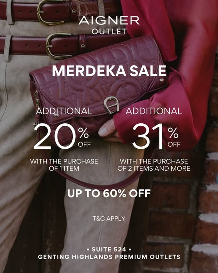 Aigner-Special-Sale-at-Genting-Highlands-Premium-Outlets 1-31 August 2026: Aigner Special Sale at Genting Highlands Premium Outlets – Enjoy Up to 60% Off Plus Extra Savings Promotion
