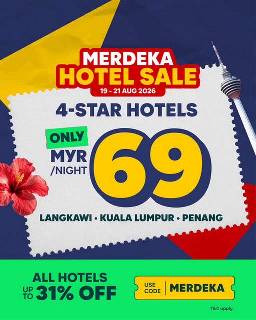 AirAsia-MOVE-Malaysia-69th-Birthday-Hotel-Sale 19-21 August 2026: AirAsia MOVE: Malaysia 69th Birthday Hotel Sale with 4-Star Hotels from RM69 and Up to 31% OFF