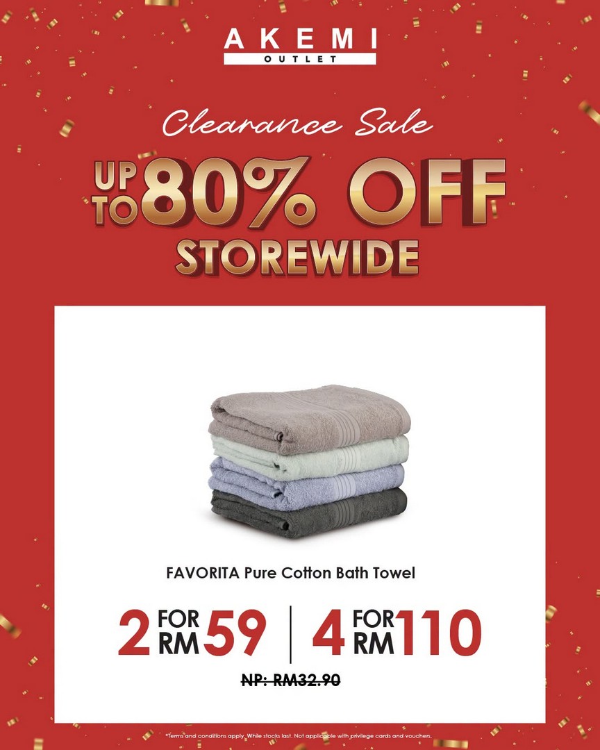 Akemi-Outlet-Up-to-80-Off-Special-Sale-6 1 July-6 September 2026: Akemi Outlet: Up to 80% Off Special Sale at Genting Highlands Premium Outlets