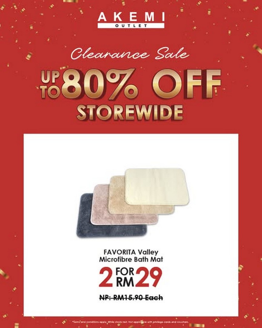Akemi-Outlet-Up-to-80-Off-Special-Sale 1 July-6 September 2026: Akemi Outlet: Up to 80% Off Special Sale at Genting Highlands Premium Outlets