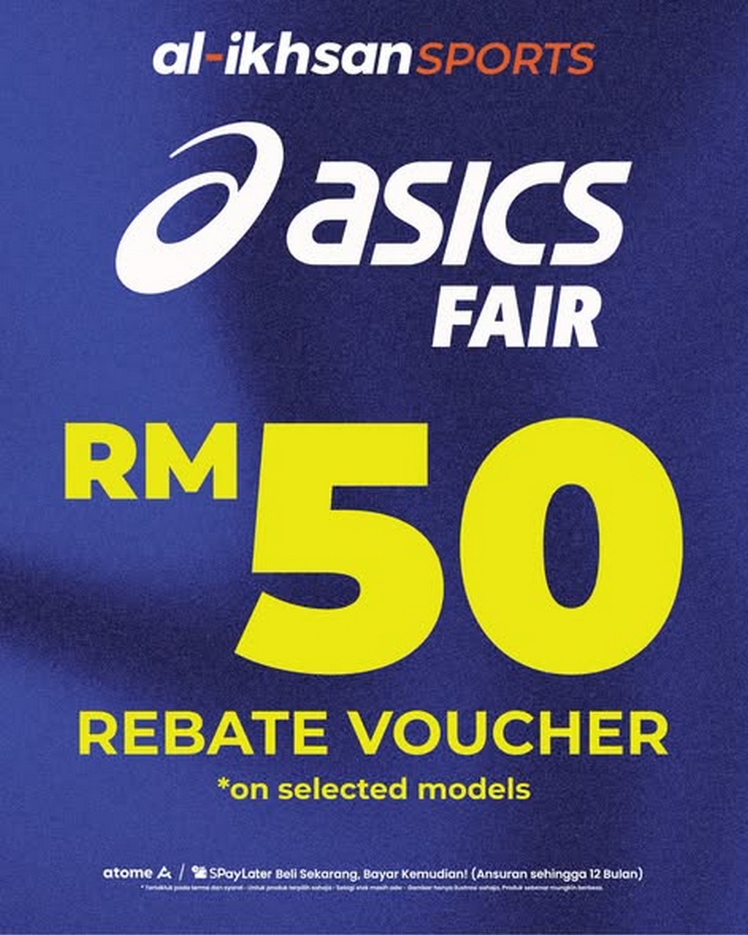 Al-Ikhsan-Sports-ASICS-Fair-Promotion-with-Up-to-50-Off-1 22 August 2026 onwards: Al-Ikhsan Sports, ASICS Fair Promotion with Up to 50% Off, Free Gifts and Extra RM50 Rebate at Gurney