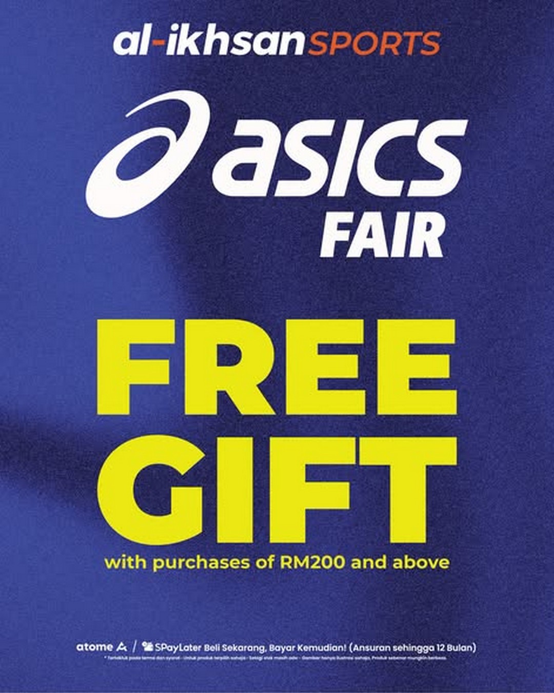 Al-Ikhsan-Sports-ASICS-Fair-Promotion-with-Up-to-50-Off-2 22 August 2026 onwards: Al-Ikhsan Sports, ASICS Fair Promotion with Up to 50% Off, Free Gifts and Extra RM50 Rebate at Gurney