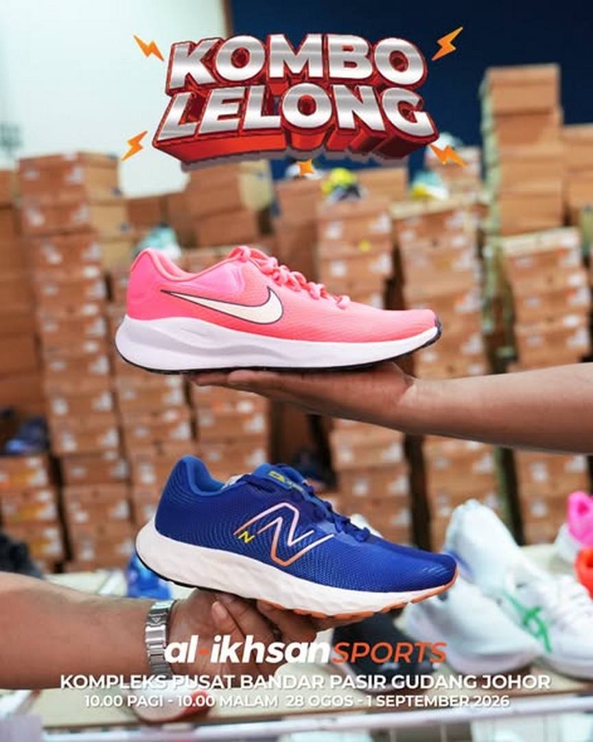 Al-Ikhsan-Sports-Clearance-Sale-with-Up-to-70-OFF-1 28 August-1 September 2026: Al-Ikhsan Sports: Clearance Sale with Up to 70% OFF + Extra 20% OFF at Pasir Gudang