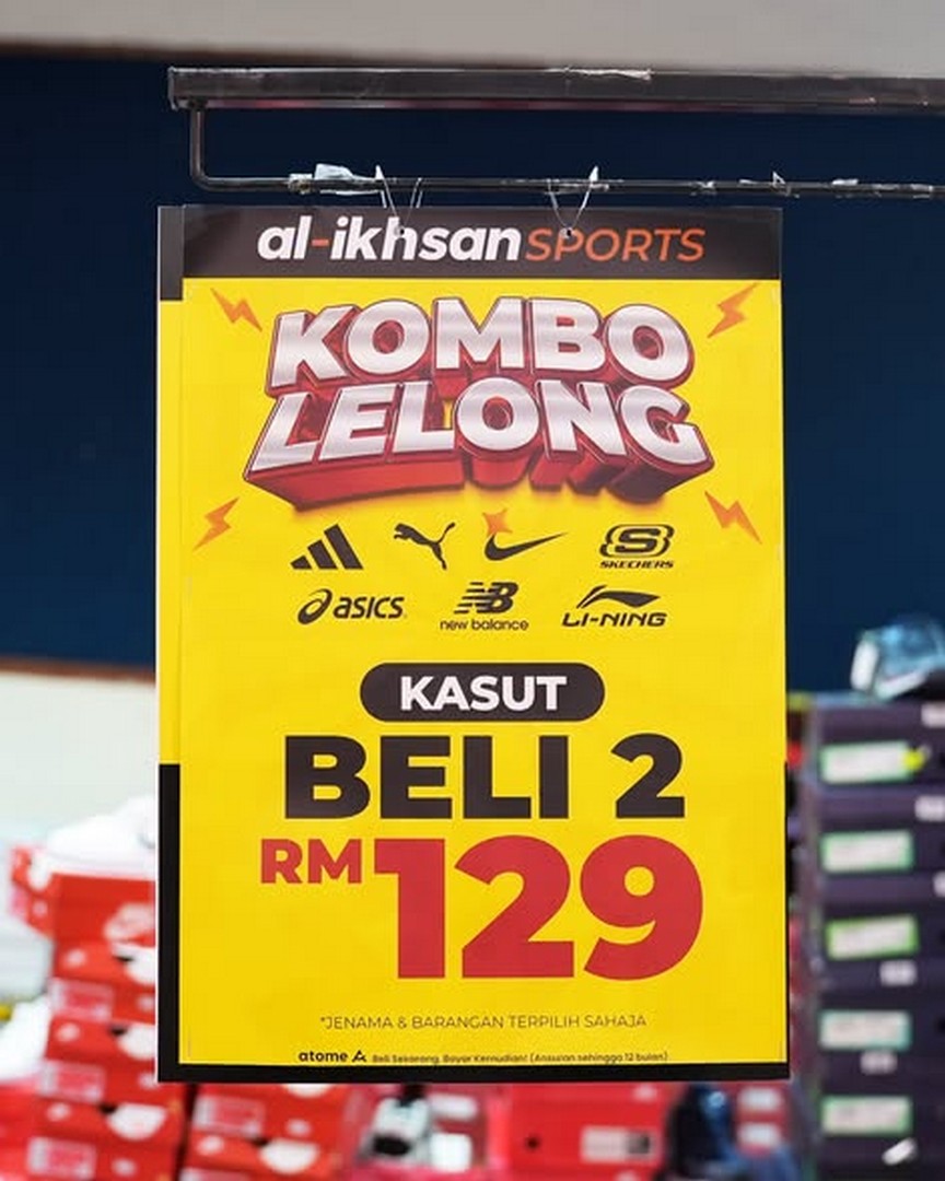 Al-Ikhsan-Sports-Clearance-Sale-with-Up-to-70-OFF 28 August-1 September 2026: Al-Ikhsan Sports: Clearance Sale with Up to 70% OFF + Extra 20% OFF at Pasir Gudang