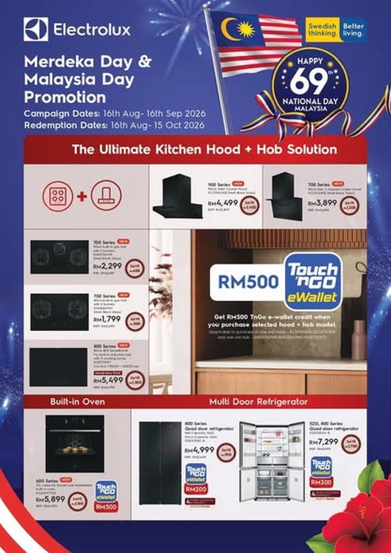 Ban-Hin-Bee-Electrolux-Merdeka-Malaysia-Day-Promotion 16 August-16 September 2026: Ban Hin Bee Electrolux Merdeka & Malaysia Day Promotion, Save Up to RM1,700 with Touch ‘n Go eWallet Rewards